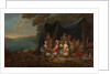 Fête champêtre with Turkish Courtiers under a Tent, c.1720-37 by Jean Baptiste Vanmour