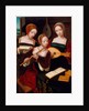 Three Musicians, c.1530 by Master of the Female Half Lengths