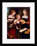 Three Musicians, c.1530 by Master of the Female Half Lengths