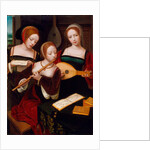 Three Musicians, c.1530 by Master of the Female Half Lengths