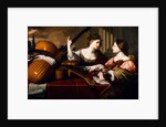 Divine Inspiration of Music, c.1640 by Nicolas Regnier