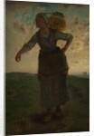 A Norman Milkmaid at Greville, 1871 by Jean-Francois Millet