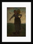 A Norman Milkmaid at Greville, 1871 by Jean-Francois Millet