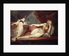 Reclining Nude and Woman at the Piano, 1799-1800 by Henry Fuseli