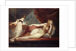 Reclining Nude and Woman at the Piano, 1799-1800 by Henry Fuseli