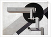 Proun 1 D, 1919 by Eliezer Markowich Lissitzky