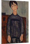 Girl Standing in a Black Pinafore, 1918 by Amedeo Modigliani