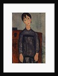 Girl Standing in a Black Pinafore, 1918 by Amedeo Modigliani
