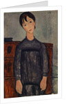 Girl Standing in a Black Pinafore, 1918 by Amedeo Modigliani