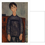 Girl Standing in a Black Pinafore, 1918 by Amedeo Modigliani