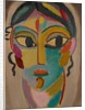 Mystical Head: Head of a Girl, 1918 by Alexej von Jawlensky