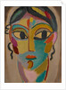 Mystical Head: Head of a Girl, 1918 by Alexej von Jawlensky