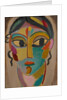 Mystical Head: Head of a Girl, 1918 by Alexej von Jawlensky