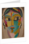 Mystical Head: Head of a Girl, 1918 by Alexej von Jawlensky