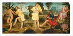 Apollo and Marsyas, c.1540 by Michelangelo Anselmi