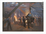 Burmeister and Wain Iron Foundry, 1885 by Peder Severin Kroyer