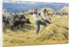 Threshing in the Abruzzi, 1890 by Peder Severin Kroyer