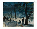 Central Park, Winter, c.1905 by William James Glackens