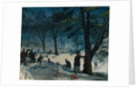 Central Park, Winter, c.1905 by William James Glackens