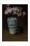 Pink Azalea, Chinese vase, c.1880-90 by William Merritt Chase