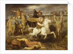 The Gaul Littavicus betraying the Roman Cause flees to Gergovie to support Vercingetorix, c.1838-40 by Theodore Chasseriau