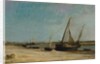 Boats on the Seacoast at Étaples, 1871 by Charles Francois Daubigny