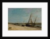 Boats on the Seacoast at Étaples, 1871 by Charles Francois Daubigny