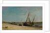 Boats on the Seacoast at Étaples, 1871 by Charles Francois Daubigny