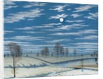 Winter Scene in Moonlight, 1869 by Henry Farrer
