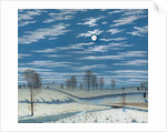 Winter Scene in Moonlight, 1869 by Henry Farrer