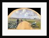 Fan Mount: The Cabbage Gatherers, c.1878-79 by Camille Pissarro