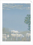 Landscape with Cows by Arthur Bowen Davies