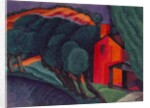 Glowing Night, 1924 by Oscar Florianus Bluemner