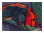Glowing Night, 1924 by Oscar Florianus Bluemner