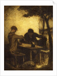 The Drinkers, 1861 by Honore Daumier