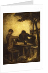 The Drinkers, 1861 by Honore Daumier