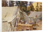 Camp at Lake O'Hara, 1916 by John Singer Sargent
