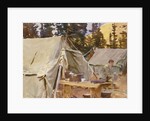 Camp at Lake O'Hara, 1916 by John Singer Sargent