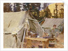 Camp at Lake O'Hara, 1916 by John Singer Sargent