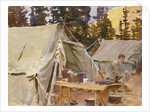 Camp at Lake O'Hara, 1916 by John Singer Sargent