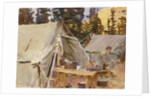 Camp at Lake O'Hara, 1916 by John Singer Sargent