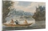 Two Indians and a White Man in a Canoe, 1811-13 by Pavel Petrovich Svinin