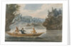 Two Indians and a White Man in a Canoe, 1811-13 by Pavel Petrovich Svinin