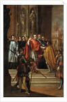 St. Ambrose Denying the Emperor Theodosius the Entrance into the Church, c.1673 by Juan de Valdes Leal