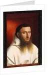 Portrait of a Carthusian, 1446 by Petrus Christus