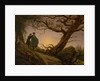 Two Men Contemplating the Moon, c.1825–30 by Caspar David Friedrich