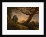 Two Men Contemplating the Moon, c.1825–30 by Caspar David Friedrich