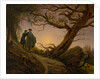 Two Men Contemplating the Moon, c.1825–30 by Caspar David Friedrich