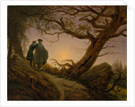 Two Men Contemplating the Moon, c.1825–30 by Caspar David Friedrich