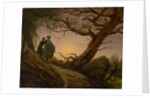 Two Men Contemplating the Moon, c.1825–30 by Caspar David Friedrich